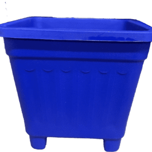 Macetero Cuadrado Azul 15 Cm