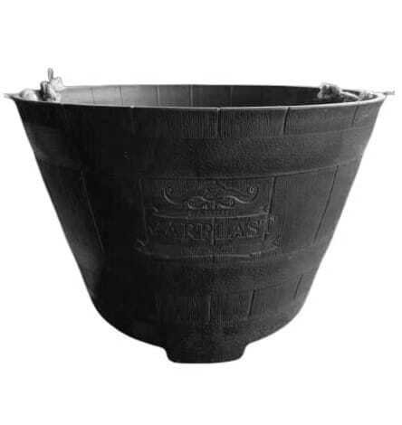 Macetero Modelo Barril Color Negro 52 cm