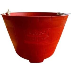 Macetero Modelo Barril Color Rojo 52 cm