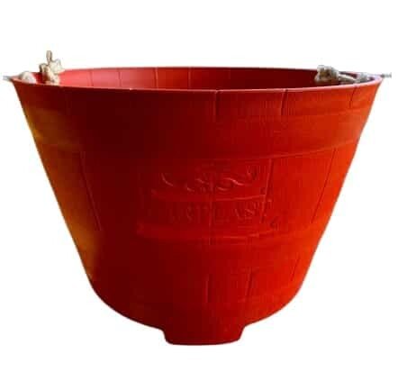 Macetero Modelo Barril Color Rojo 52 cm