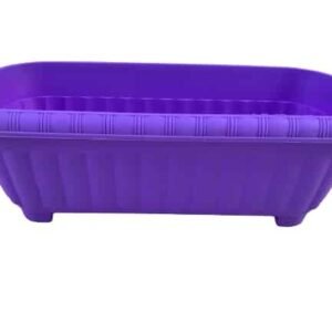 Jardinera Morada Con Diseño