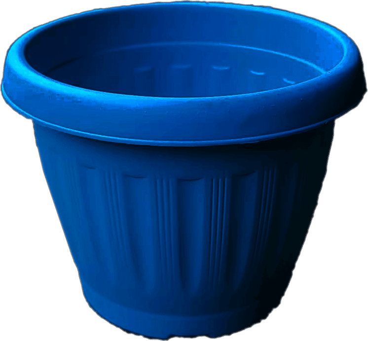 Macetero M8 redondo color Azul
