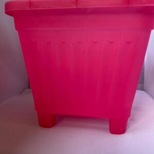 Macetero Cuadrado Rosado 50 Cm