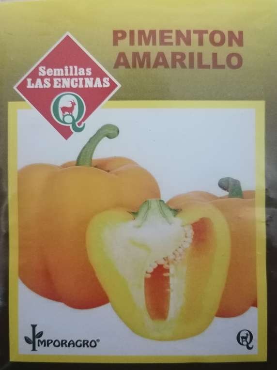Semillas de Pimentón Amarillo