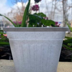 Macetero Cuadrado Mármol 22 Cm