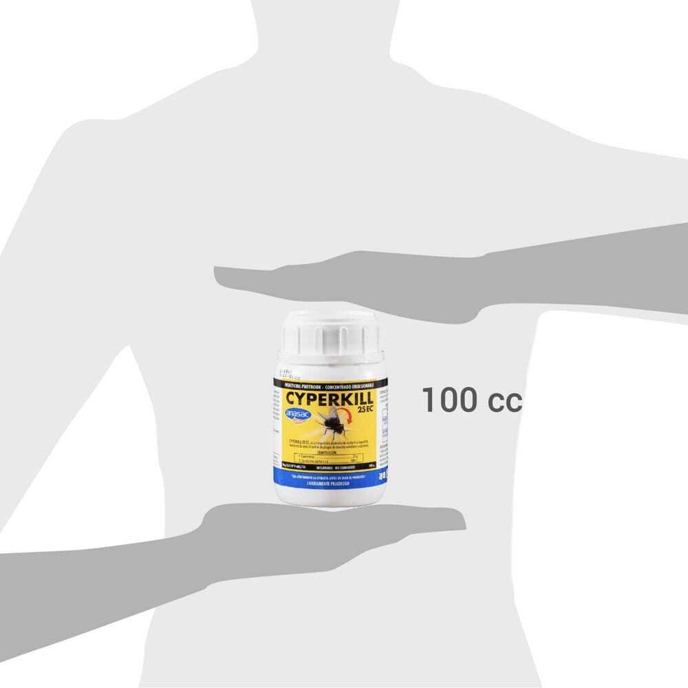 Insecticida Cyperkill 25 EC 100 cc Plagas Hogar - Imagen 5