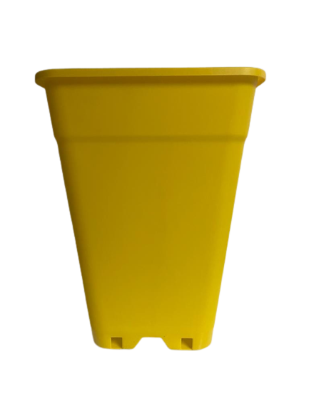 Macetero Rectangular 18x24.5cm Color Amarillo