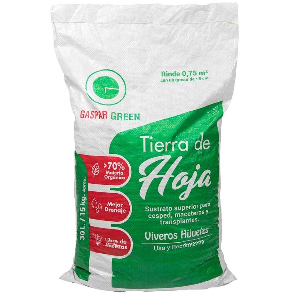 Tierra de Hoja Reforzada y Desinfectada de 30 Litros en Saco