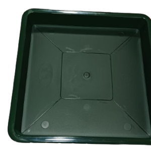 Plato Para Macetero cuadrado PC22 de Color Verde Oscuro