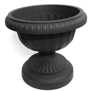 Macetero Tipo Copa Gris 30 Cm