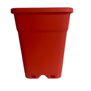 Macetero Rectangular 18x24.5cm Color Rojo