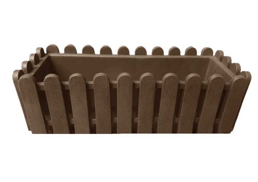 Jardinera de Reja Café 60 Cm