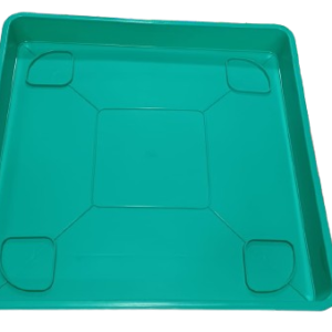 Plato Para Macetero cuadrado PC22 de Color Turquesa