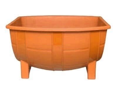 Macetero Mini Barril Color Naranjo