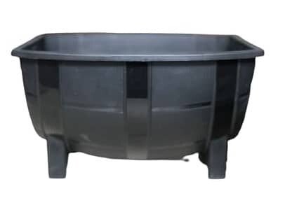 Macetero Mini Barril Color Negro 18 Cm