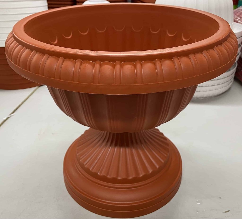Macetero Tipo Copa Color Terracota 30 Cm