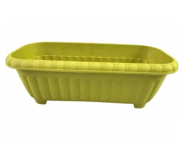 Jardinera New Color Amarillo Con Diseño