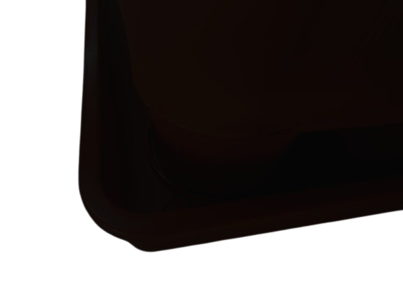 Plato Para Macetero cuadrado PC40de Color Negro