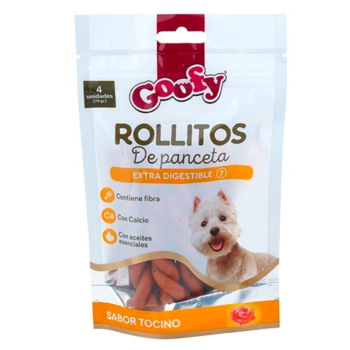 Rollitos de Panceta Goofy para Perros