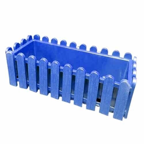 Jardinera de Reja Azul 60 Cm
