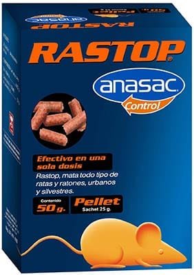 Raticida Rastop En Pellet Caja de 200g