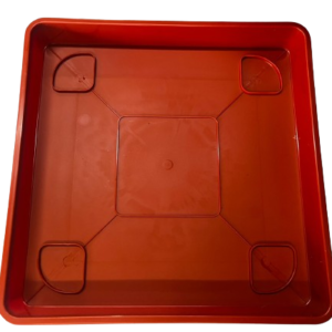 Plato Para Macetero cuadrado PC15 de Color Terracota