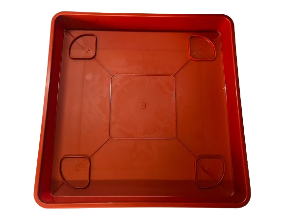 Plato Para Macetero cuadrado PC15 de Color Terracota