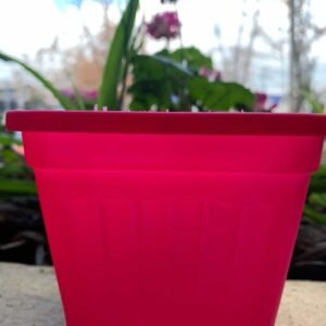 Macetero Cuadrado Rosado 40 Cm