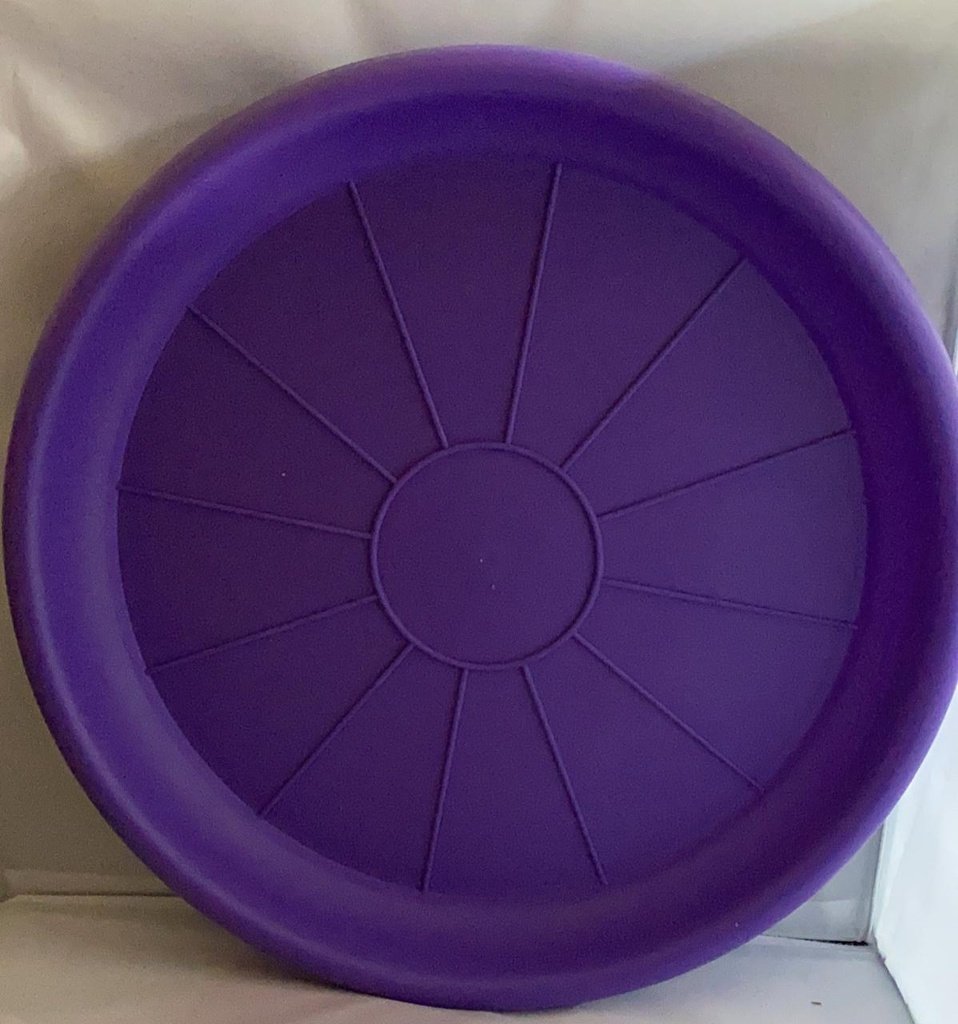 Plato Para Macetero Redondo P42 Color Morado