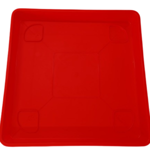 Plato Para Macetero cuadrado PC50 de Color Rojo