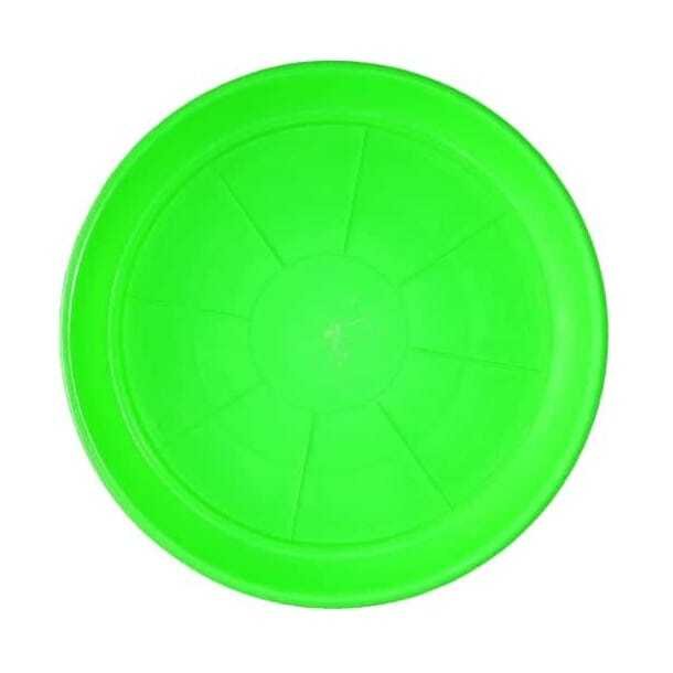 Plato Para Macetero Redondo P15 de Color Verde
