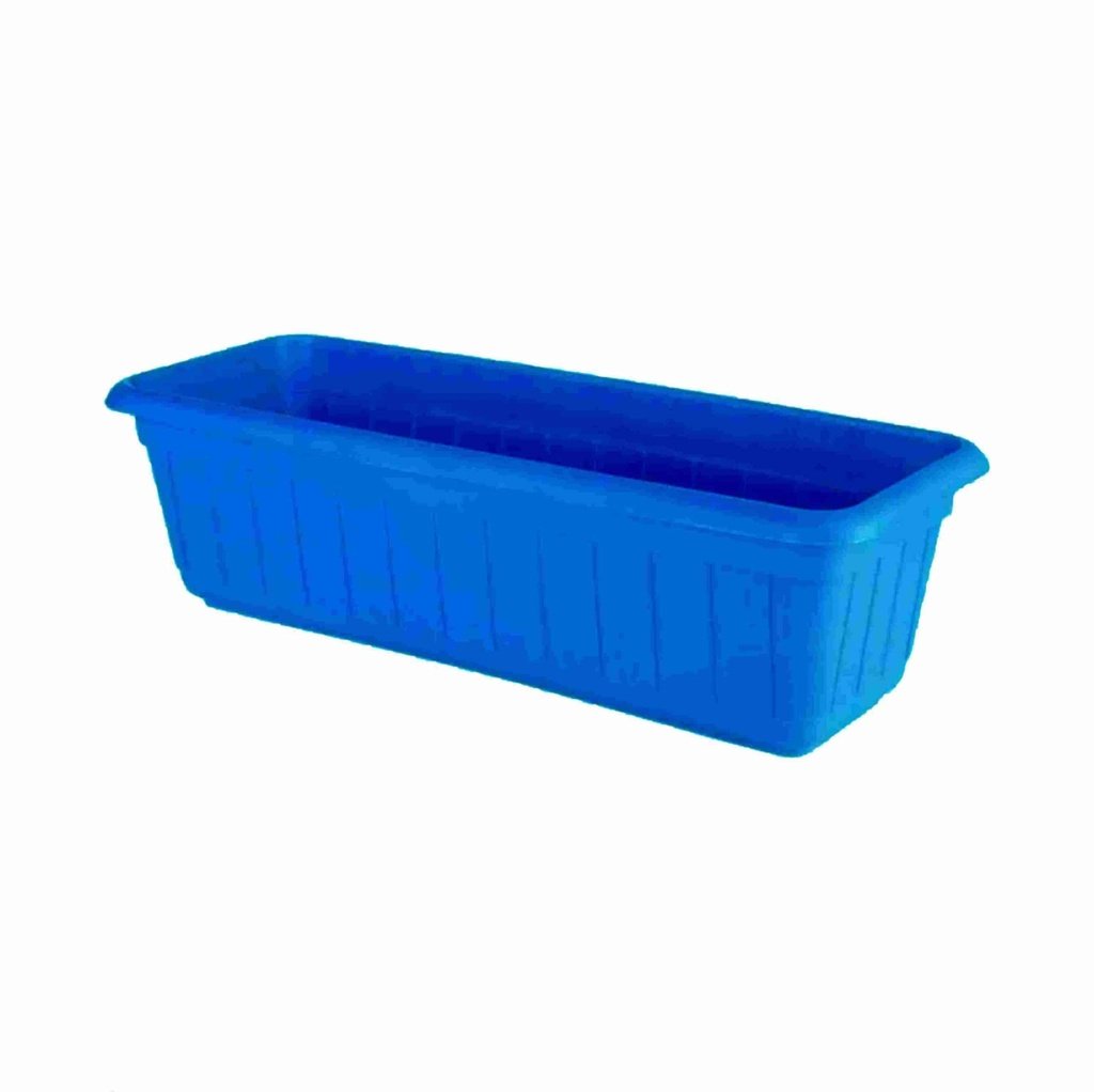 Jardinera Azul 45x16x13 cm