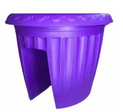 Macetero Para Baranda Color Morado