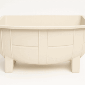 Macetero Mini Barril Color Hueso