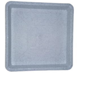Plato Para Macetero cuadrado PC40de Color Marmol