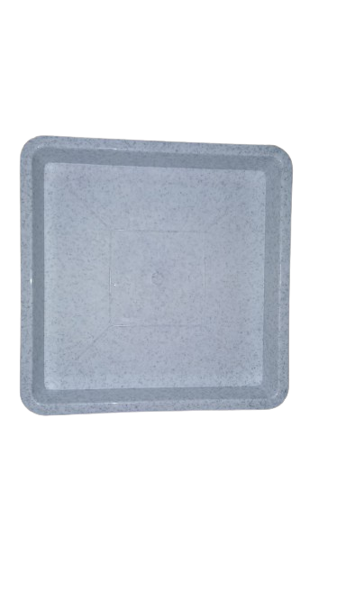 Plato Para Macetero cuadrado PC40de Color Marmol