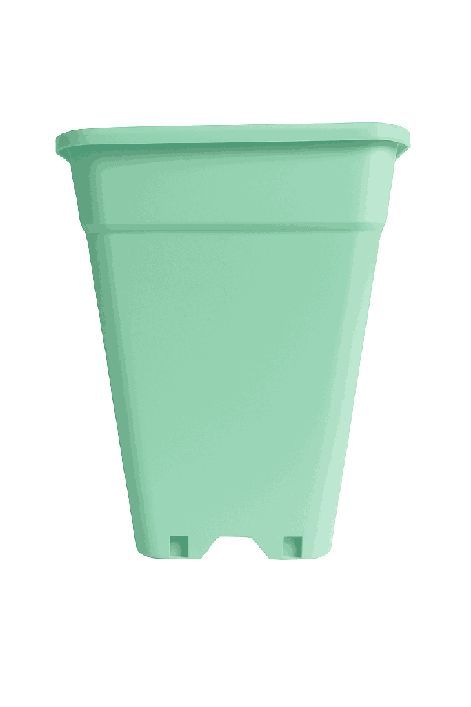 Macetero Rectangular 28x37cm Color Menta