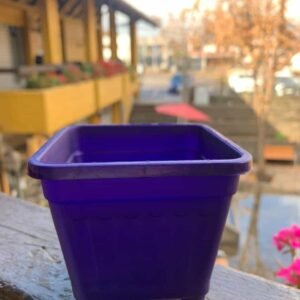 Macetero Cuadrado Morado 15 Cm