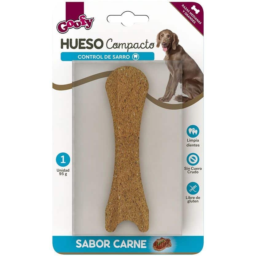 Huesos Compactos para Adiestramiento y Entretención Goofy para Perros 1 unidad