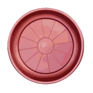 Plato Para Macetero Redondo P19 de Color Cobre