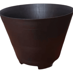 Macetero Modelo Barril Café 23 cm
