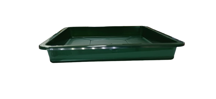 Plato Para Macetero cuadrado PC10 de Color Verde Oscuro - Imagen 2