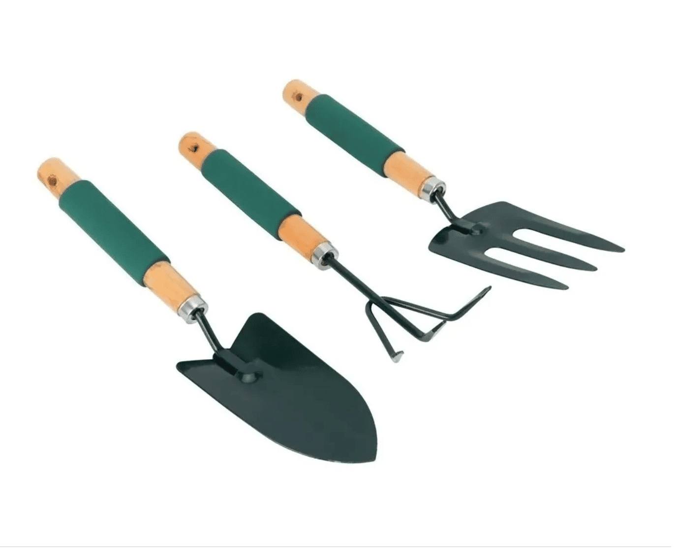 Kit de Herramientas de Jardín 3 Piezas Verdes - Imagen 4