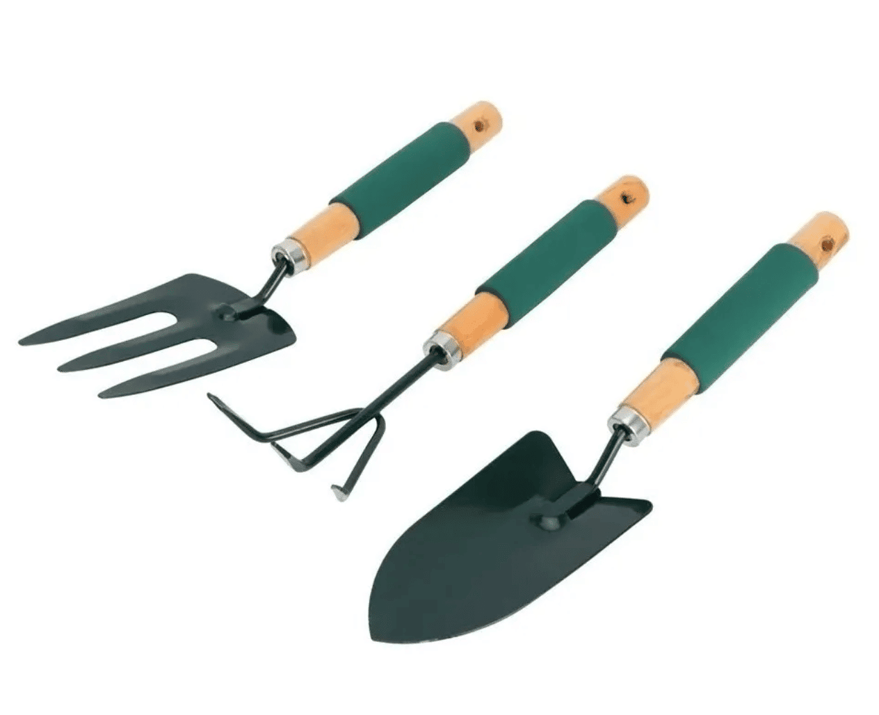 Kit de Herramientas de Jardín 3 Piezas Verdes - Imagen 7
