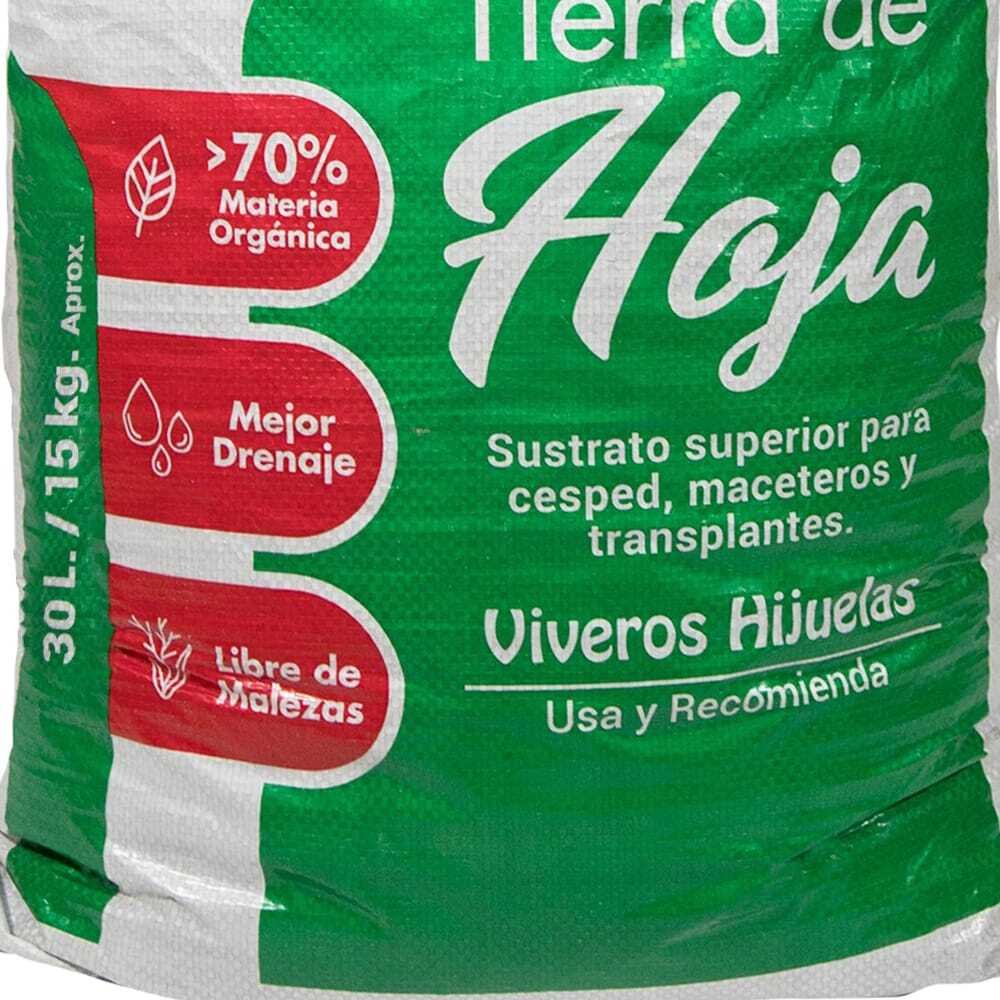 Tierra de Hoja Reforzada y Desinfectada de 30 Litros en Saco - Imagen 3