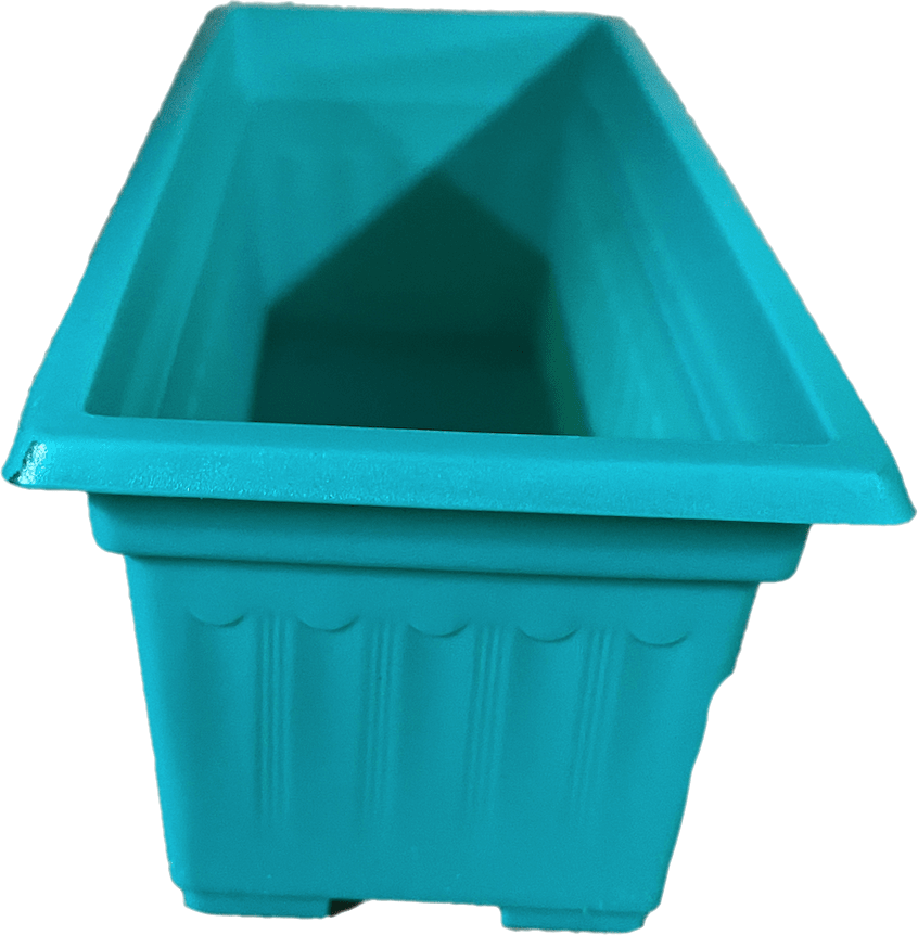 Jardinera Mini Turquesa 16x6 cm - Imagen 3