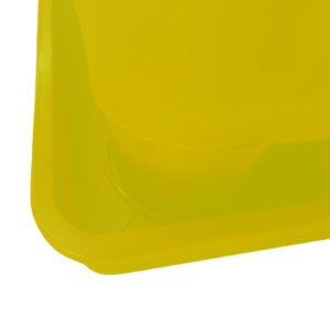Plato Para Macetero cuadrado PC40de Color Amarillo
