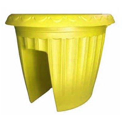 Macetero Para Baranda Color Amarillo