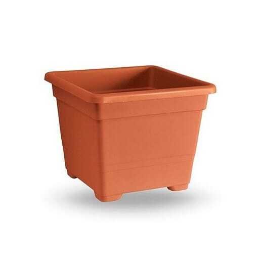 Macetero Cuadrado Terracota 40 Cm