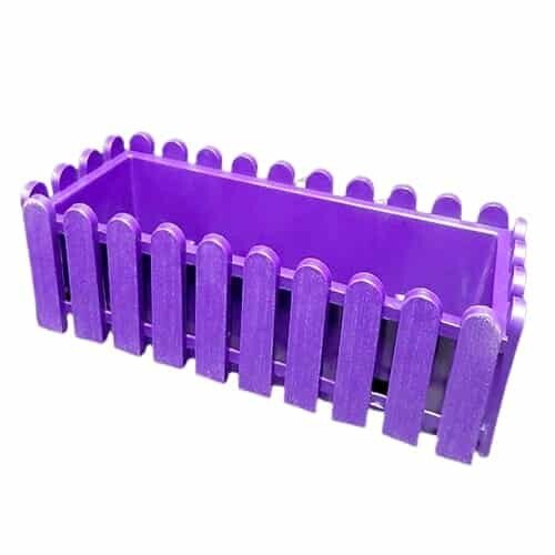 Jardinera de Reja Morada 60 Cm